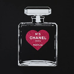 シェーンボーデン　「 I LOVE CHANEL」の買取作品画像　シルクスクリーンプリント